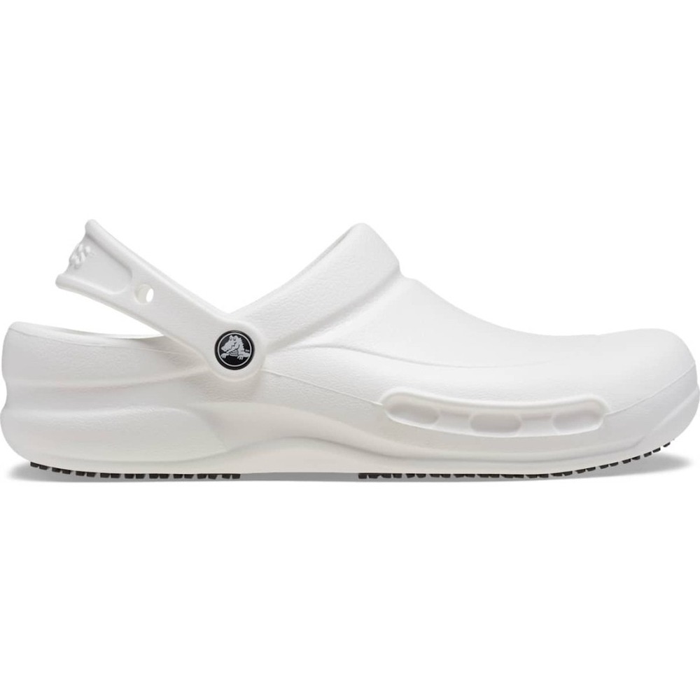Crocs Adult Bistro Clogs Slip Resistant Shoes White Men's 9/Women's 11‎